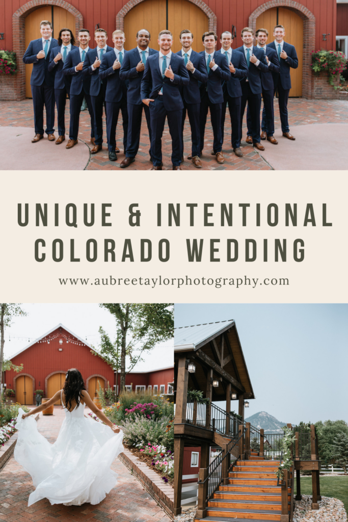 Unique and intentional Colorado wedding. 