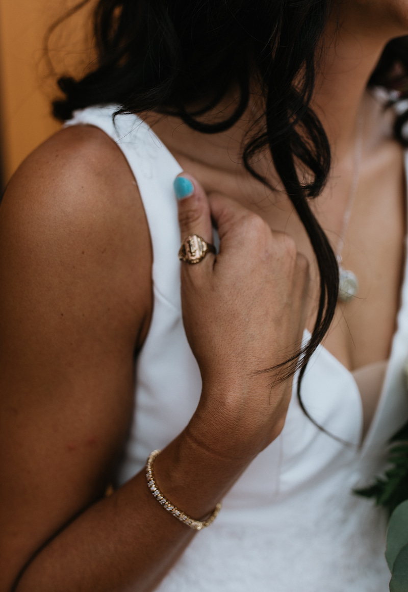 Intentional wedding bridal jewelry. 